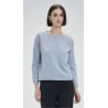 Maglione barchetta in misto lana ultra-morbida.Scollo a barca elegante e raffinato.Maniche lunghe con vestibilità rilassata.Dett