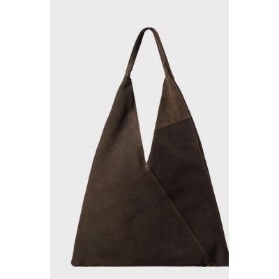 Borsa in camoscio a spalla