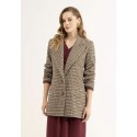 BLAZER OVERSIZE FANTASIA PIED DE POULE