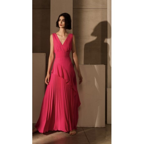 Abito in doppia georgette