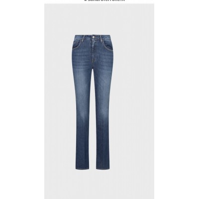 Pantalone Denim 5 tasche in cotone stretch
