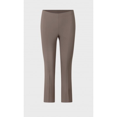 Pantalone Soprani tecno bistretch con elastico interno e zip a vista sul fianco..