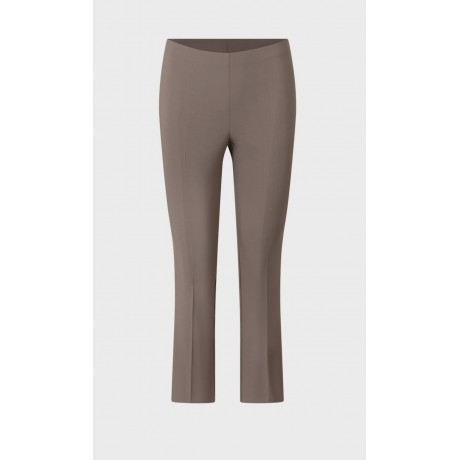 Pantalone Soprani tecno bistretch con elastico interno e zip a vista sul fianco..